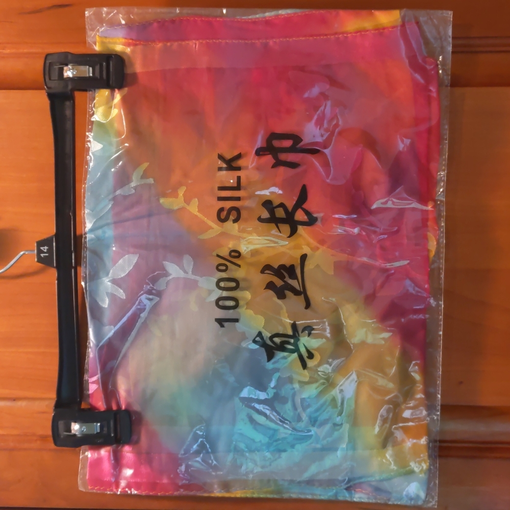 New 100 Percent Silk Scarf